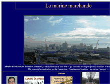 Tablet Screenshot of la-marine-marchande.com